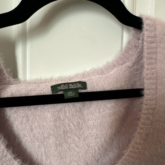 Wild Fable Lavender Fuzzy Crop Top Plus Size XXL - Picture 2 of 4